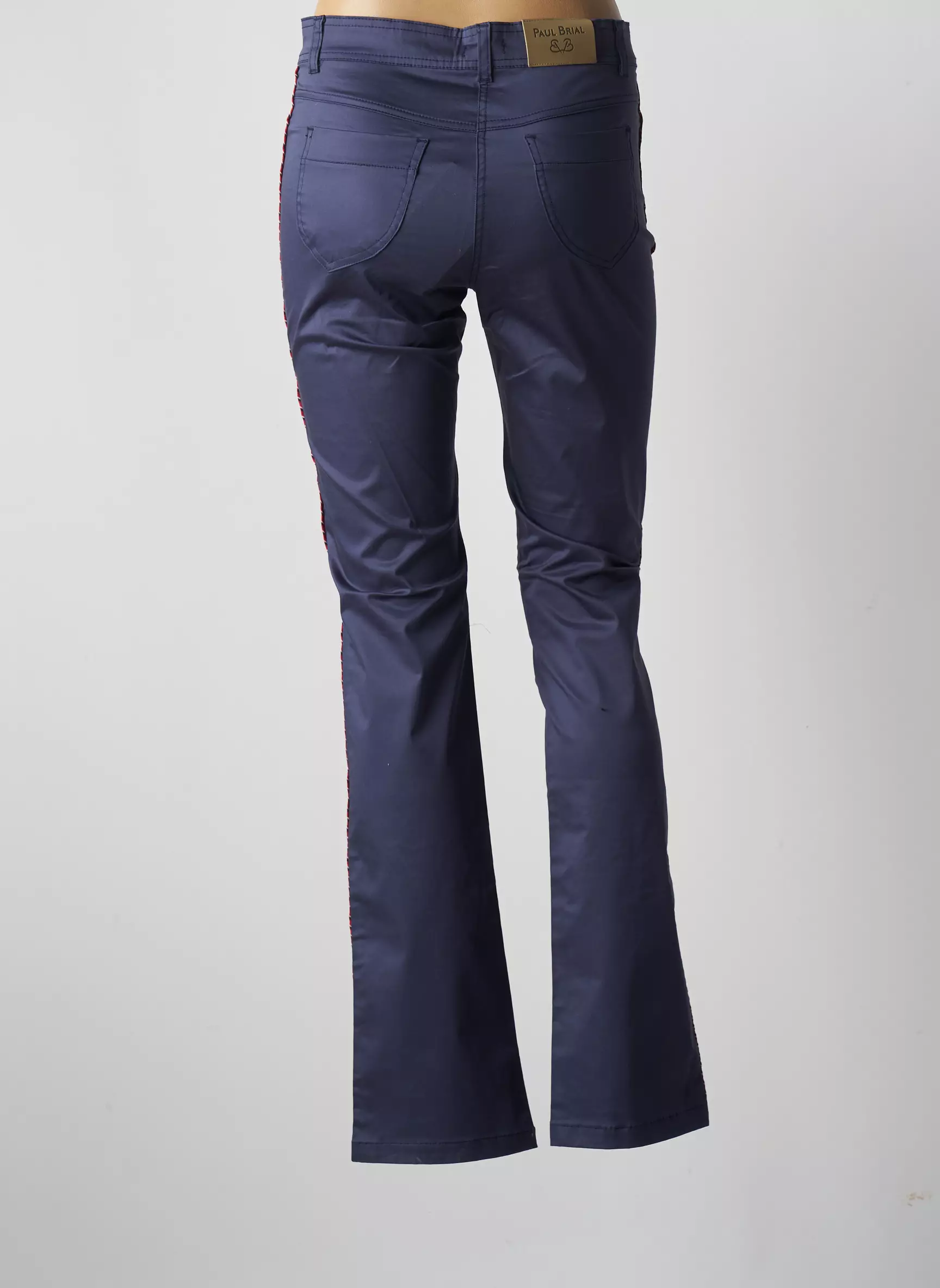 Paul Brial Pantalons Droits Femme couleur bleu