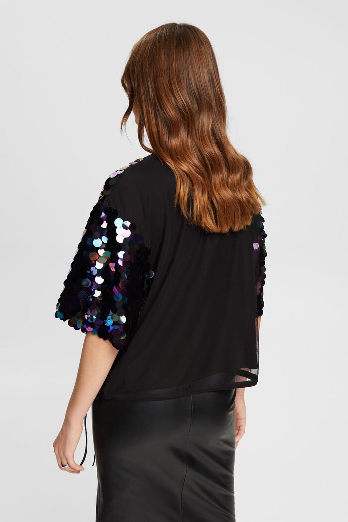 Top mit Pailletten