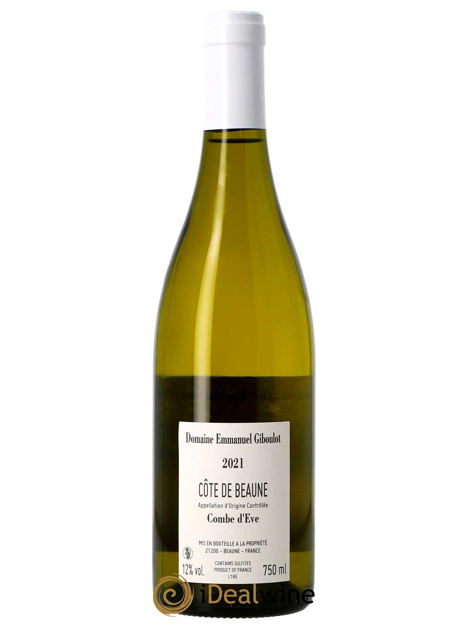 Côte de Beaune Combe d'Eve Emmanuel Giboulot (Domaine)  2021 - Lot de 1 Bouteille