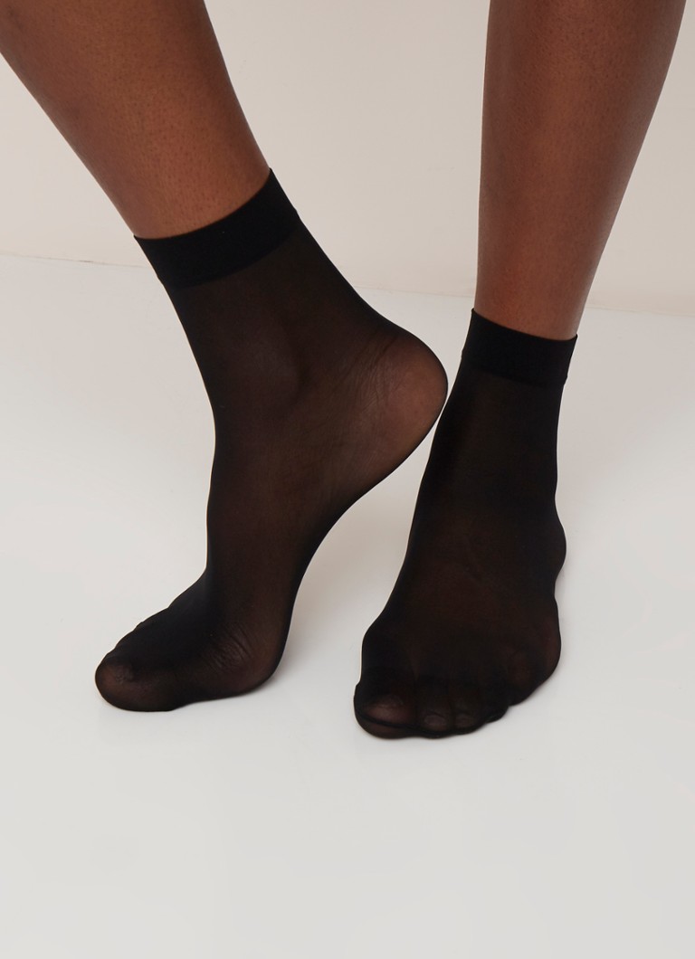 Skarpetki Wolford Individual 10 Denier, czarne