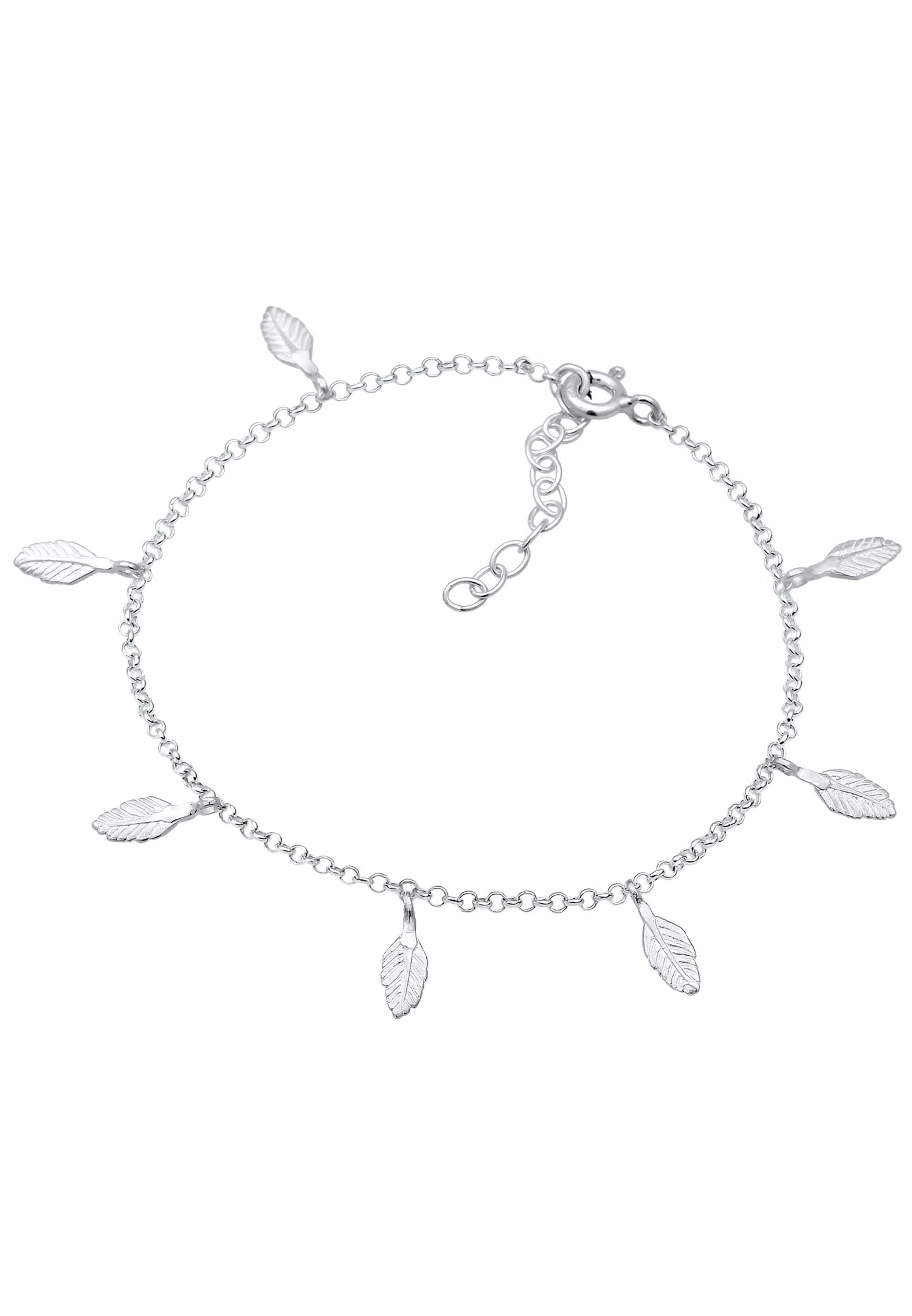 Collar BettelBoho Look de Elli para mujer con plumas y lunares en plata de ley 925.