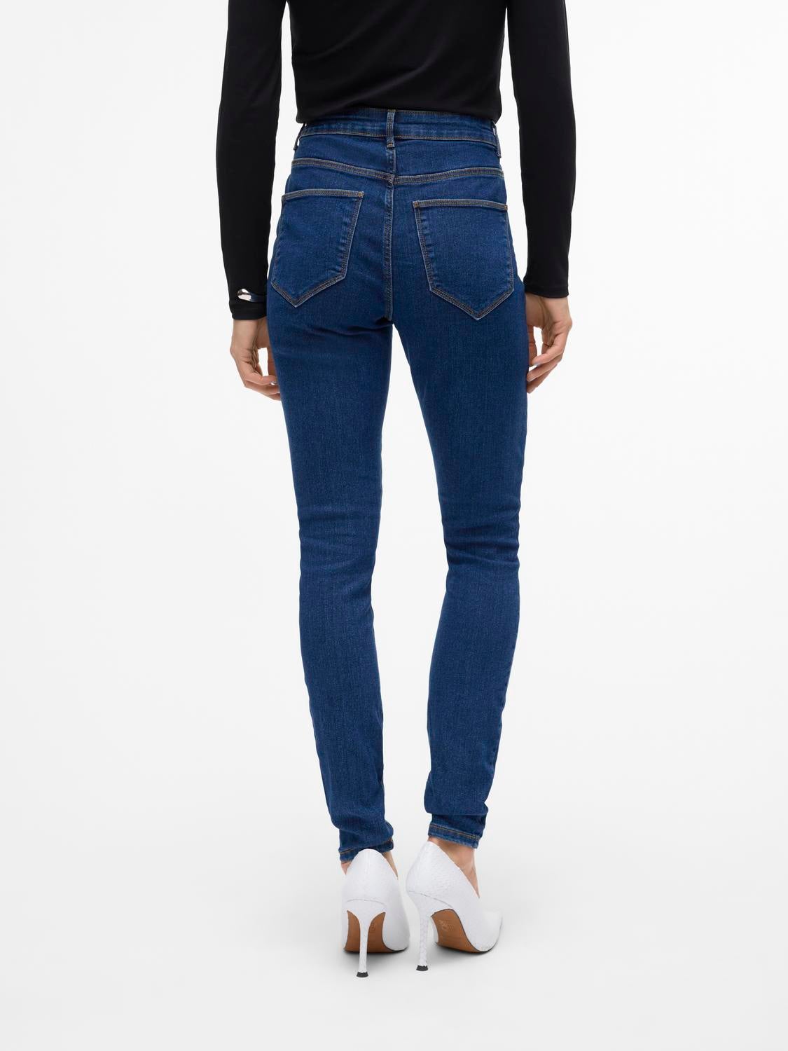 VMELLY Mid Rise Skinny Fit Jeans