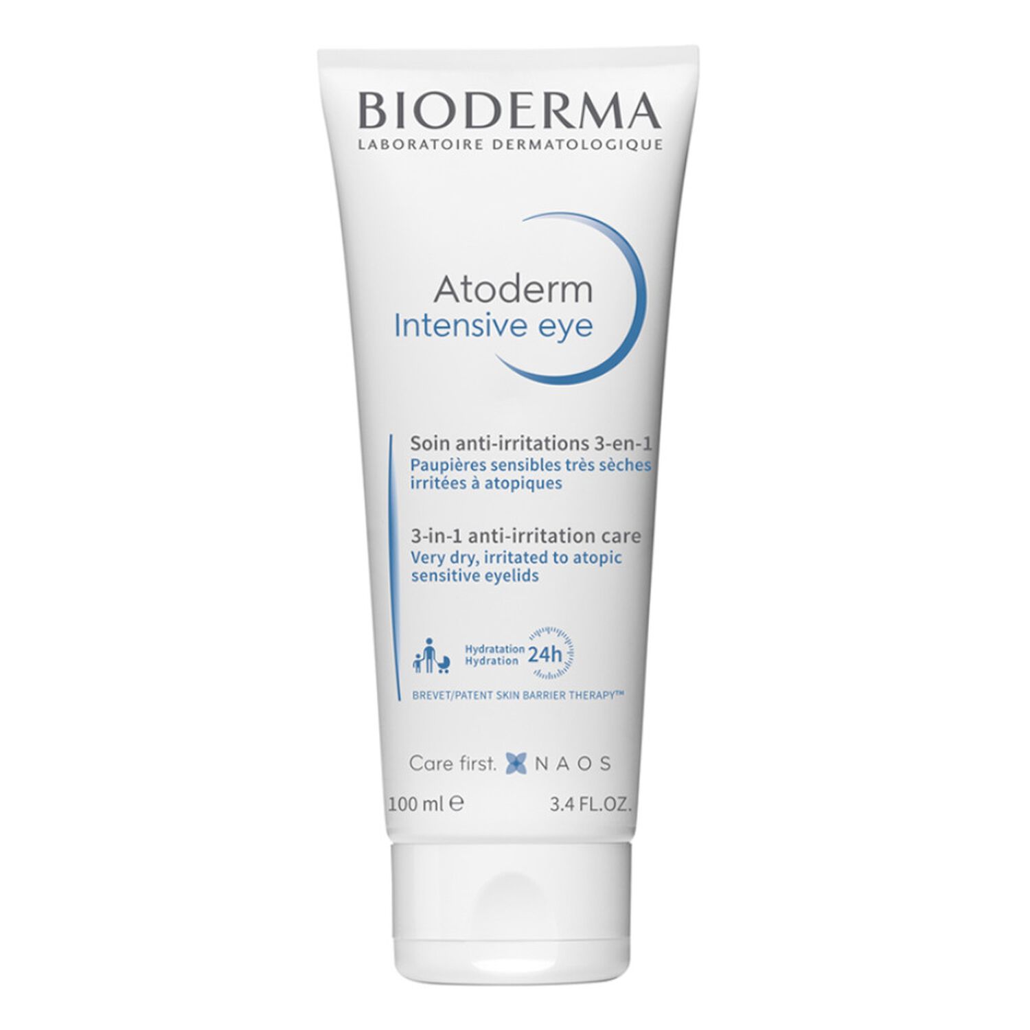 Bioderma Atoderm Intensive Eye Soin Anti-Irritations 3-en-1 - Apaise, Répare, Démaquille.100 ml