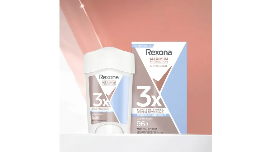 Rexona Deo Creme Deodorant Antitranspirant Maximum Protection Clean Scent 45 ml