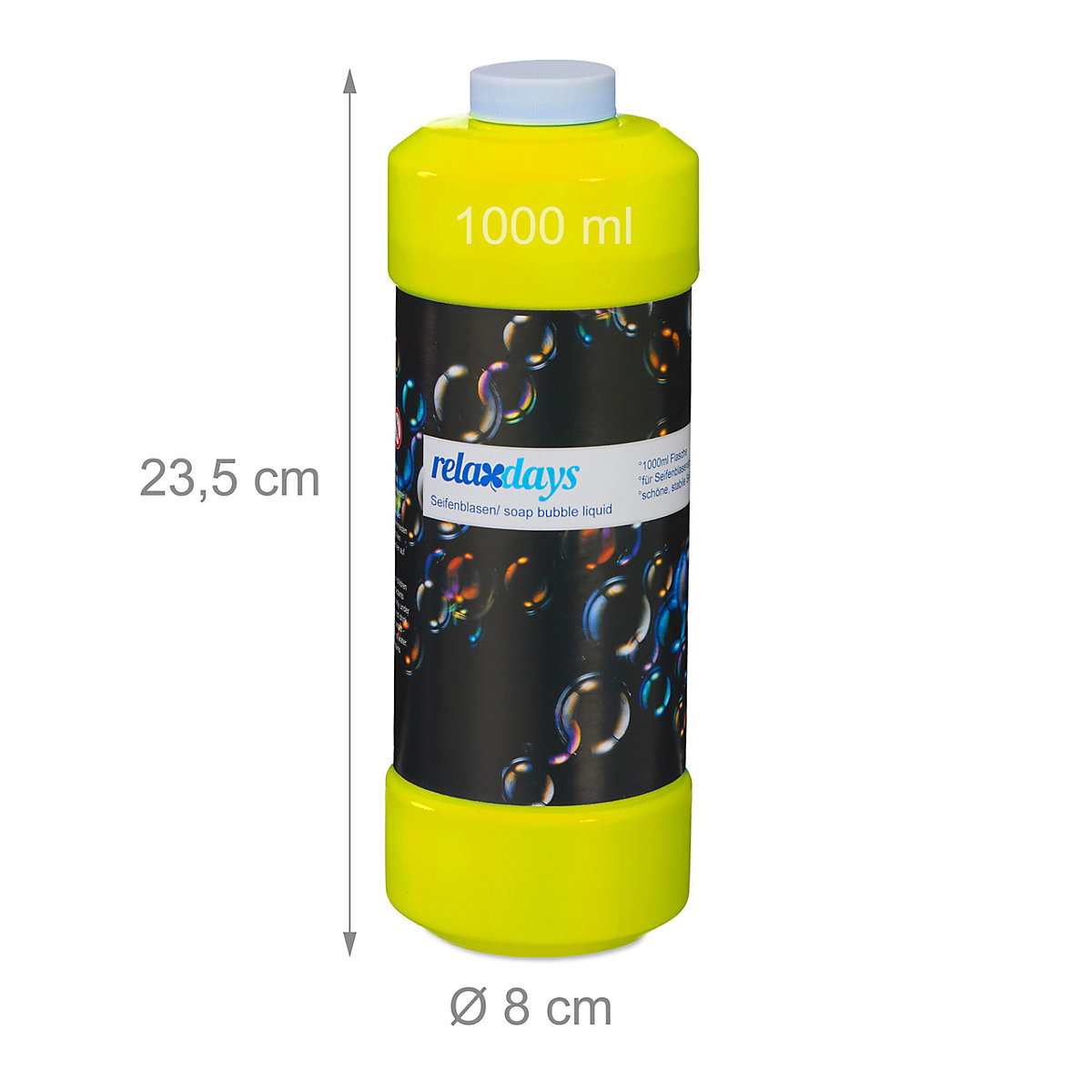 3er Set Seifenblasen Nachfüllflasche 1l