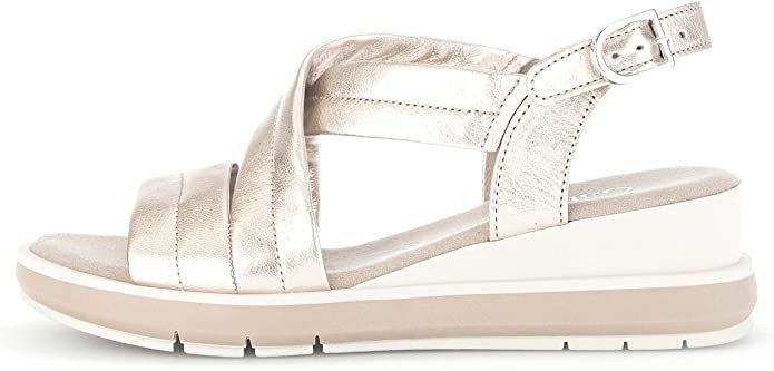 GABOR Keilsandalen beige Comfort Keilsandaletten
