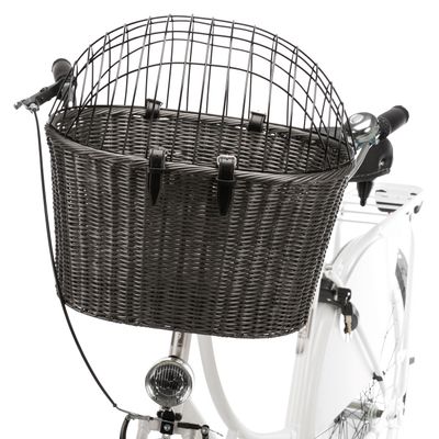 Trixie Front Fahrradkorb aus Polyrattan