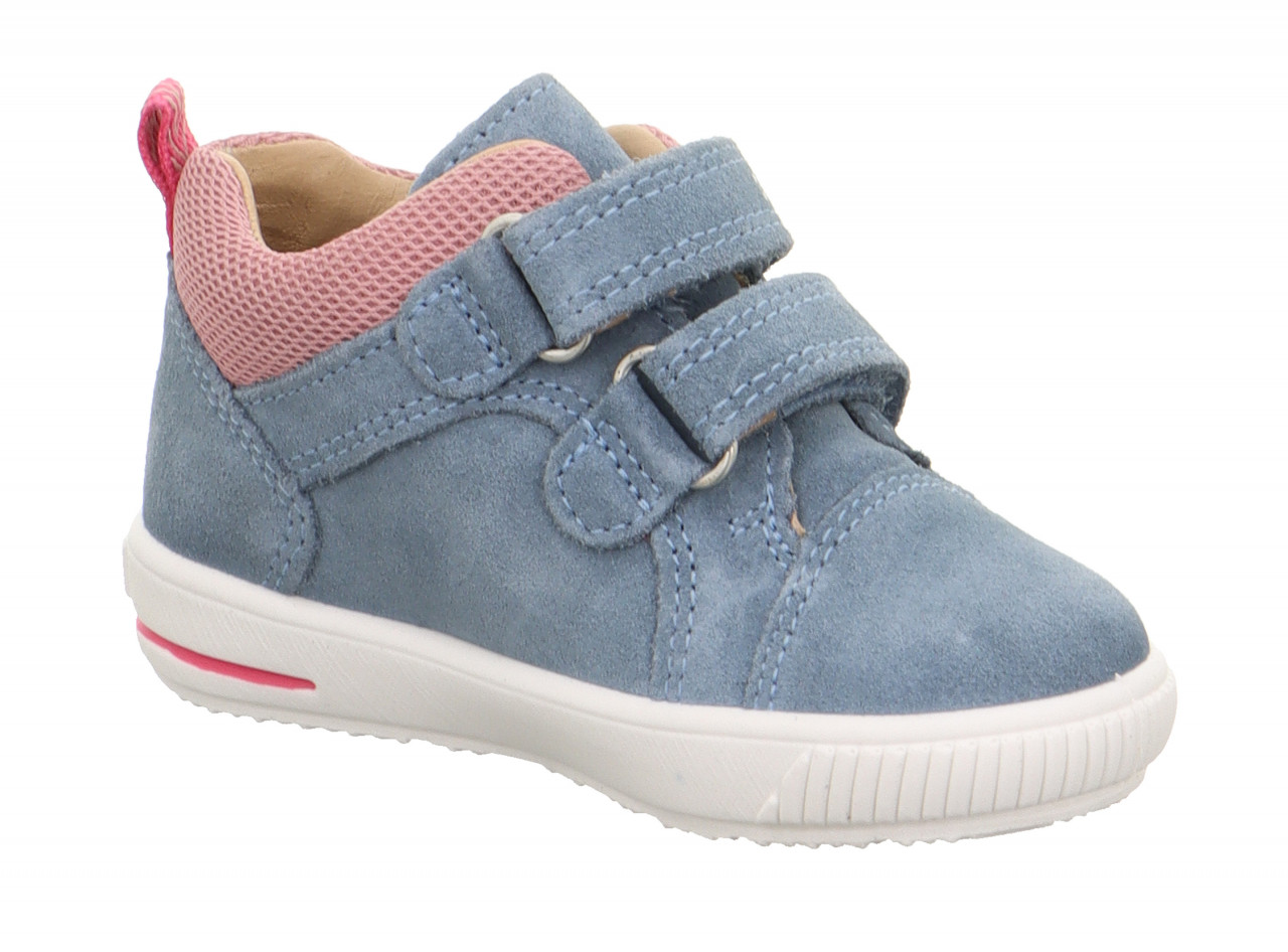 MOPPY - Blau/PinkSneaker low mit Klettverschluss