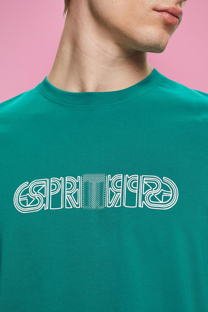 T-Shirt mit Logo-Print in lockerer Passform