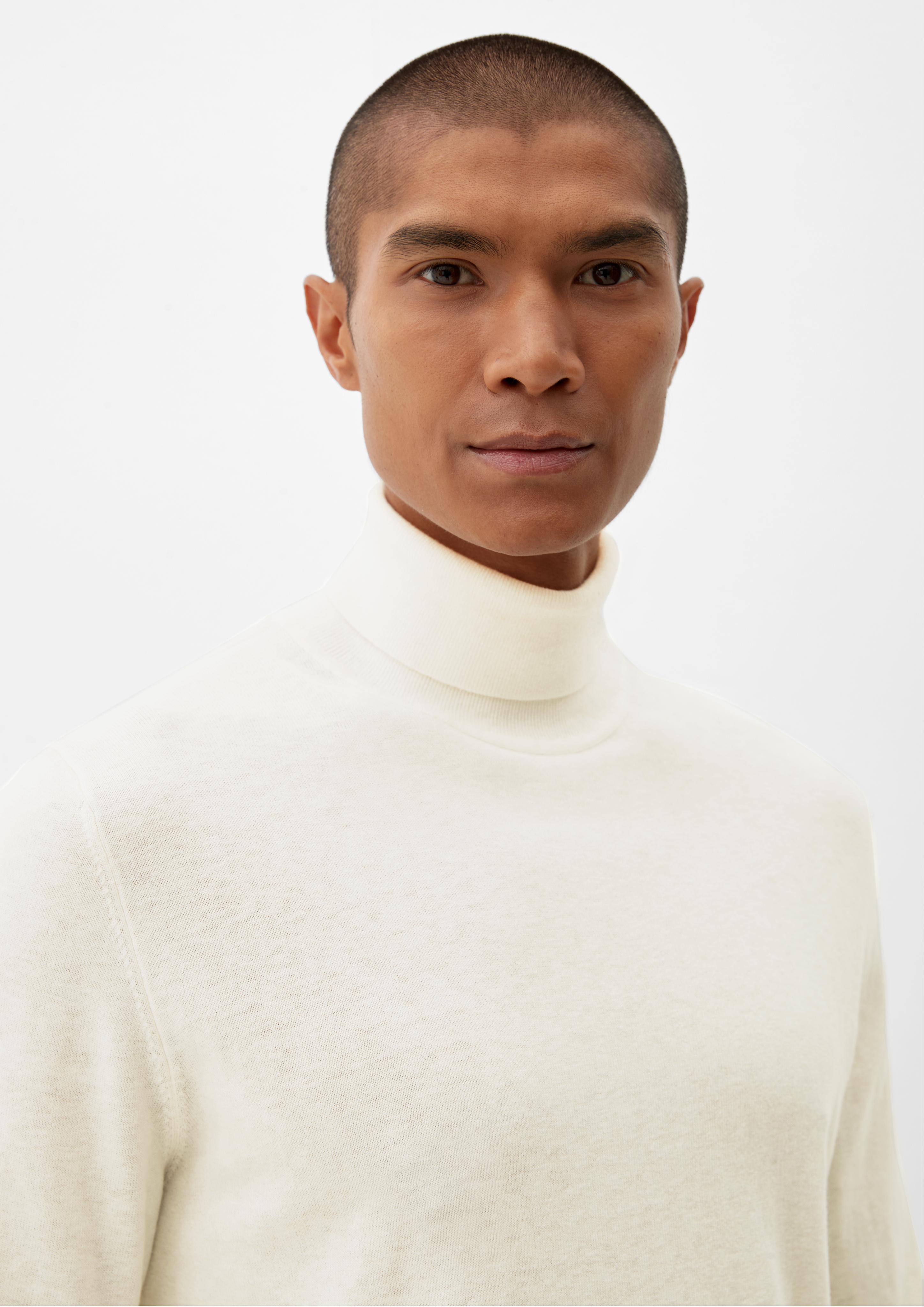 Rollkragenpullover mit Merinowolle  2118094-0240