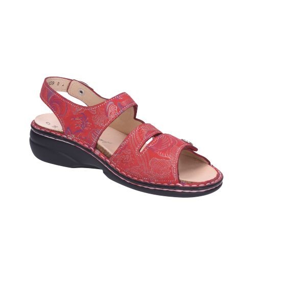 FINN COMFORT Komfort Sandalen rot