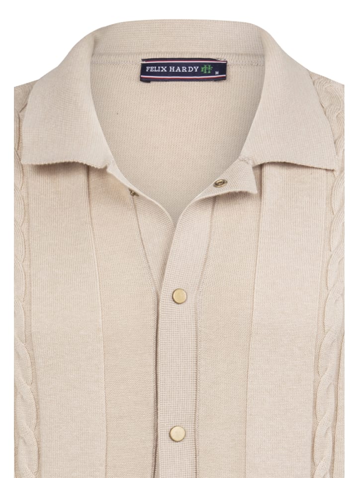 Felix Hardy Strickshirt Mit Langen Ärmeln in Beige günstig kaufen