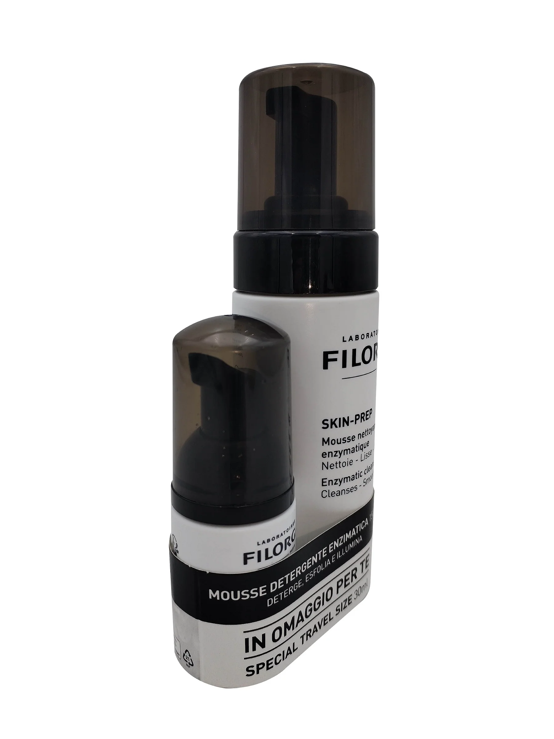 Skin-prep Duo Enzym-Reinigungsmousse – Reinigungsmousse für Gesicht und Körper