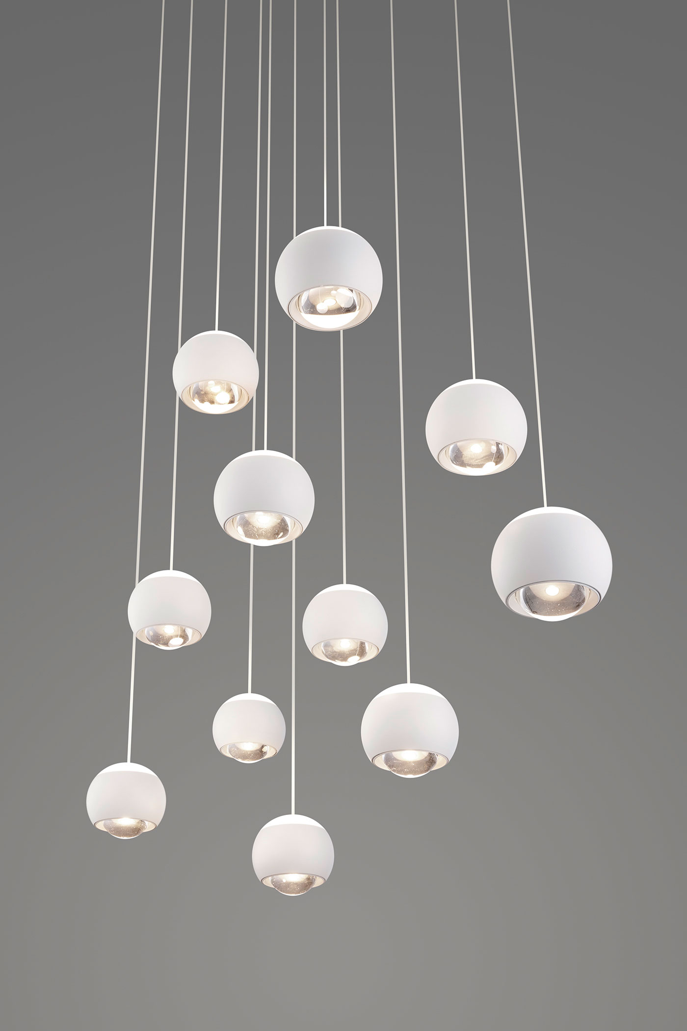 MusterringLED-Pendelleuchte 11flg