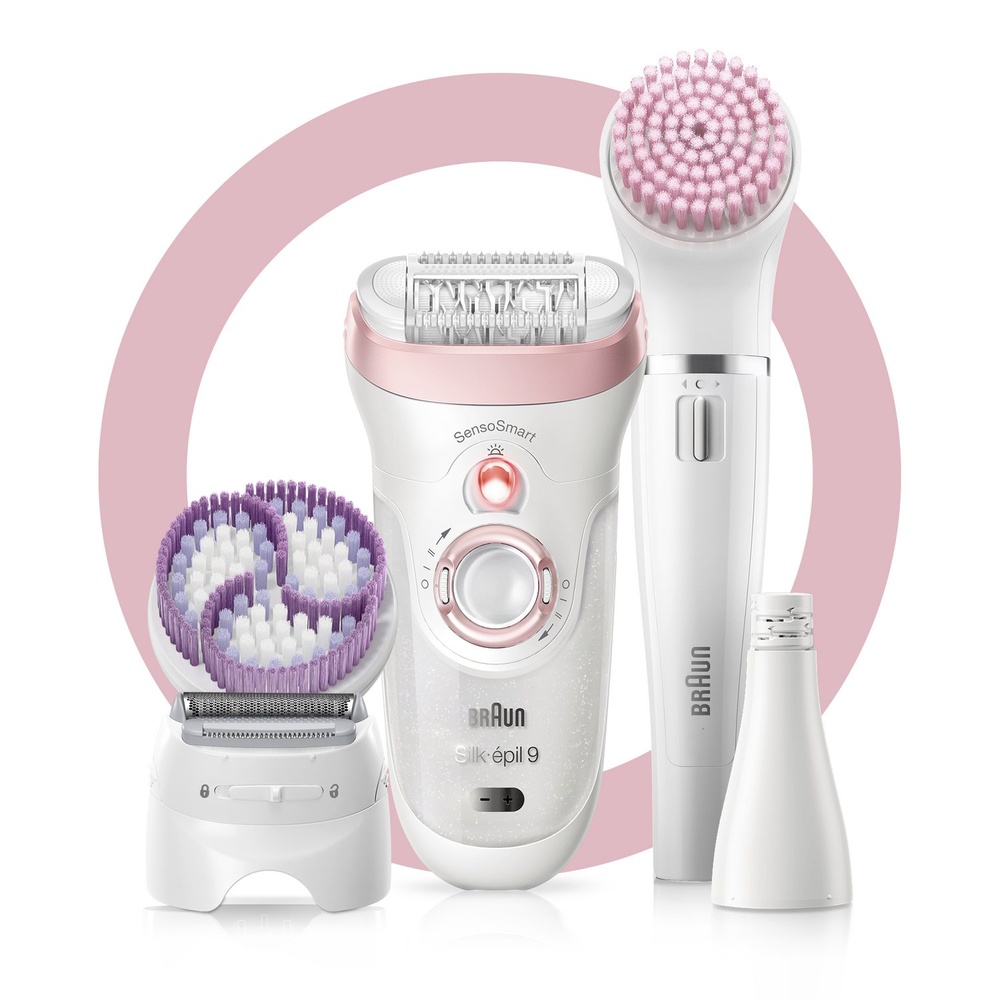 braun Braun Silk-épil Beauty Set 9 6-En-1 - Épilateur Électrique Sans Fil Wet & Dry Epilateur Electrique