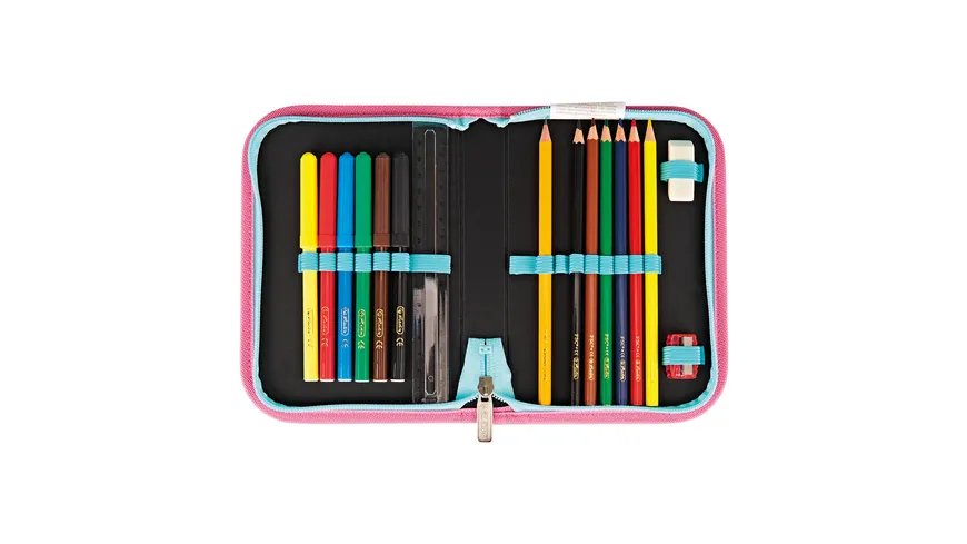 herlitz Schulranzen-Set Loop Plus Cute Cat 5teilig