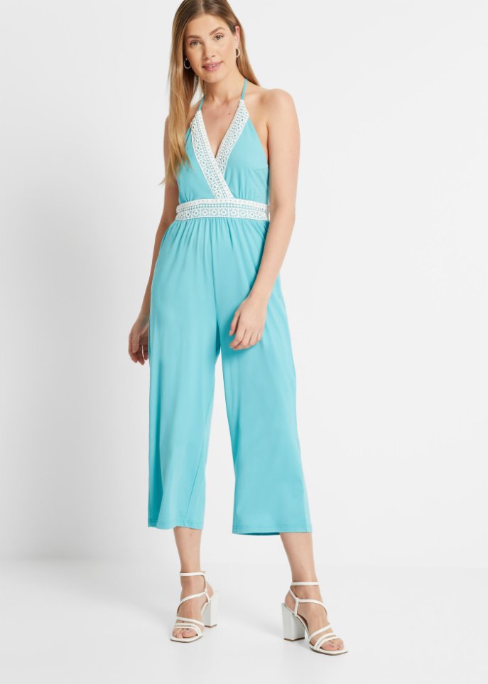 Jumpsuit mit Crochet Spitze