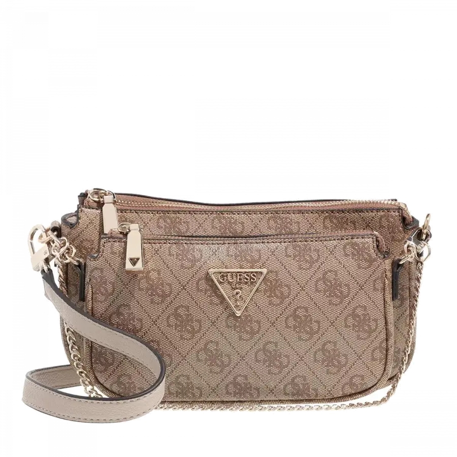 Guess - Guess Shoulder Bags Metallkette Light Brown - beige