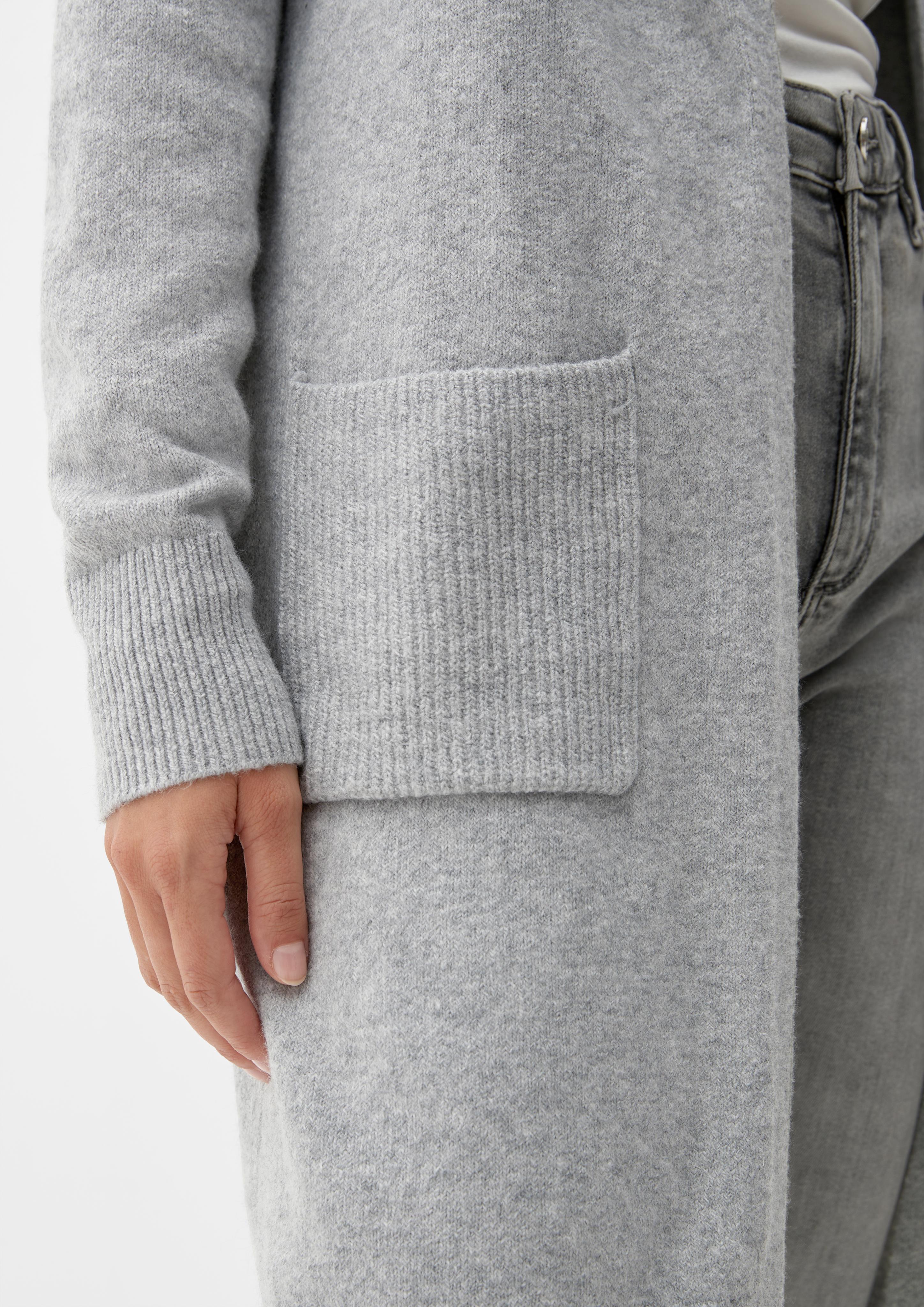 Long-Cardigan mit Kapuze  2118908-9400