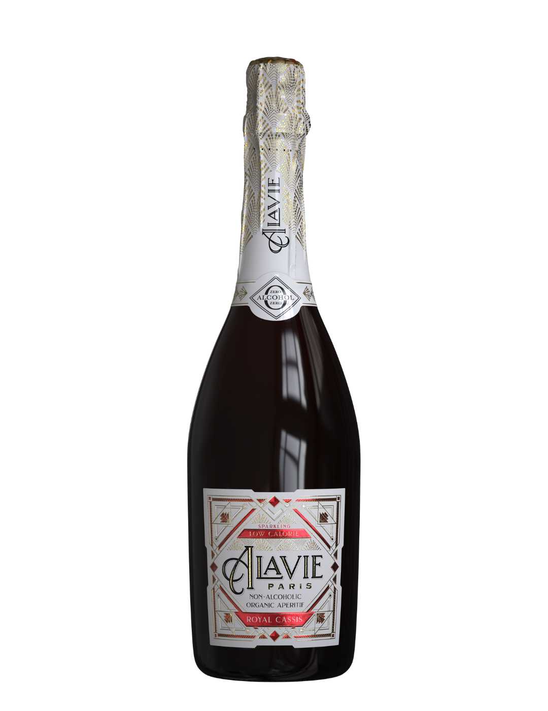 Alavie Drinks : Royal Cassis - Kir Royal sans alcool - Gueule de joie 0° |  75 cl