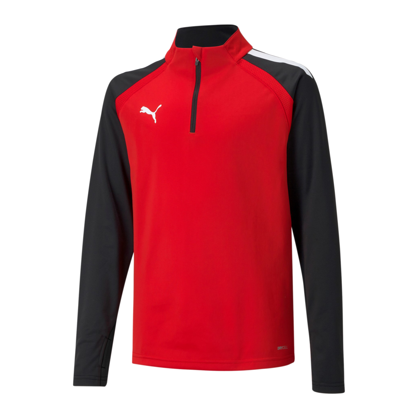 PUMA teamLIGA HalfZip Sweatshirt Kids Rot F01