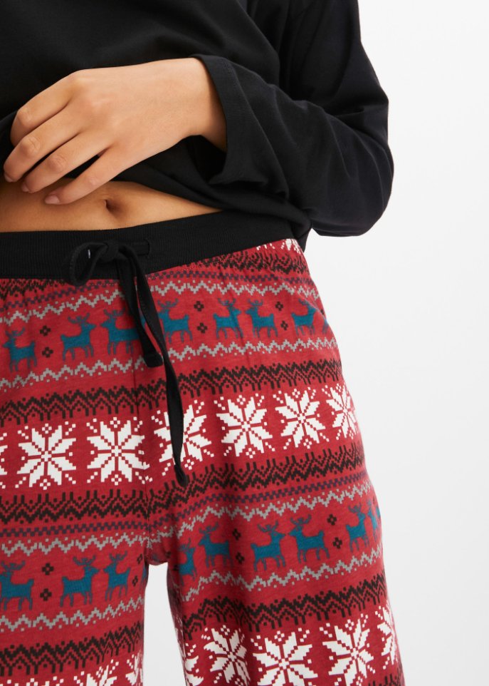 Pyjama mit oversized Shirt und Geschenktasche