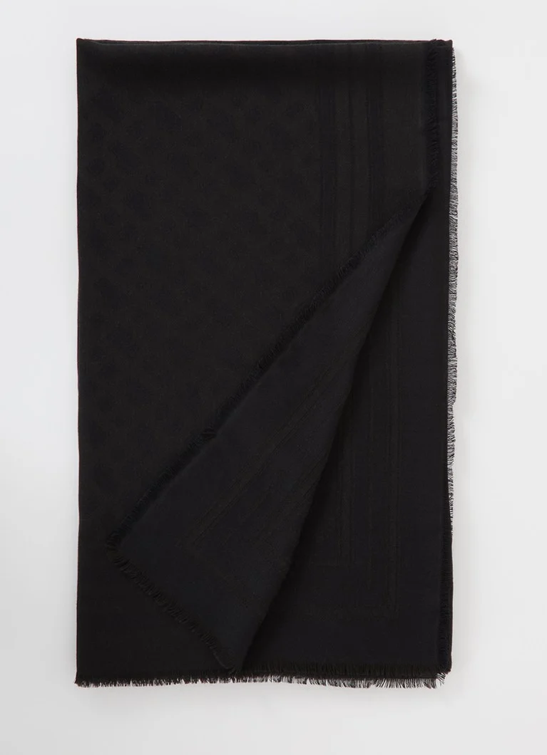 HUGO BOSS Ylona scarf in wo-blend 200 x 115 cm