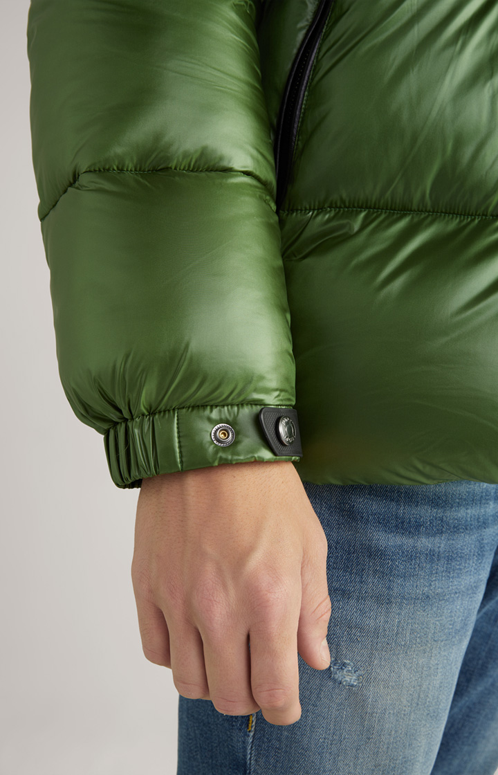 Steppjacke Ambro mit Kapuze in Hellgrün
