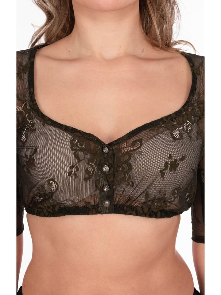 MarJo Dirndlbluse HANNI-MARIA in grün günstig kaufen