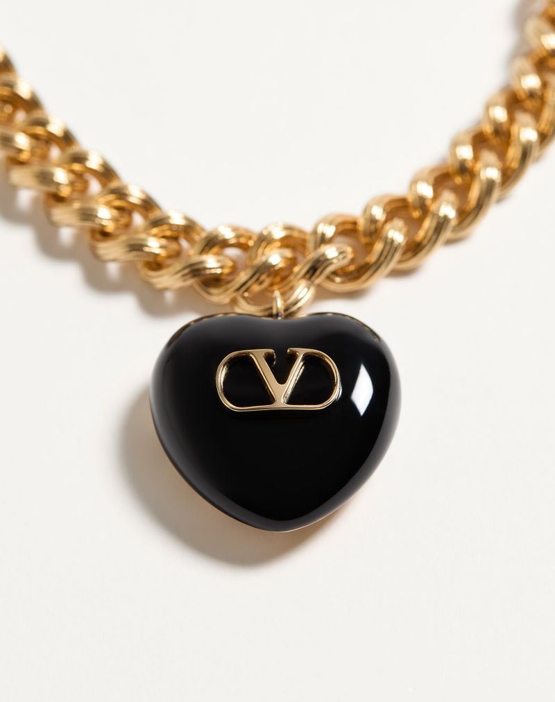 Pulseira Coeur Royal em metal e esmalte