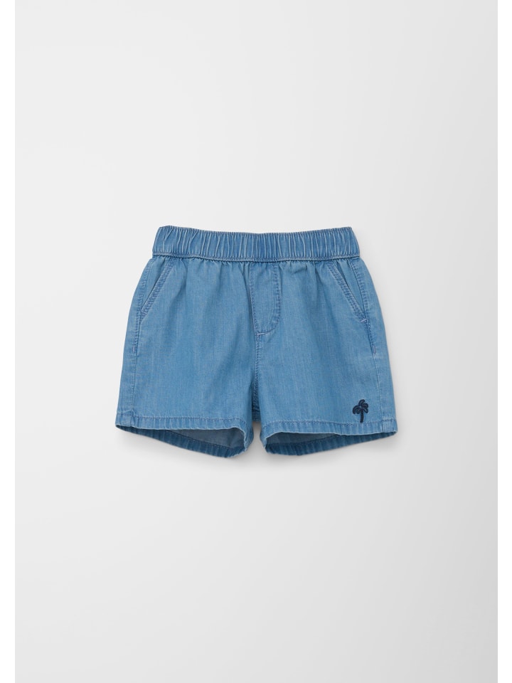 s.Oliver Jeans-Hose kurz in Blau günstig kaufen