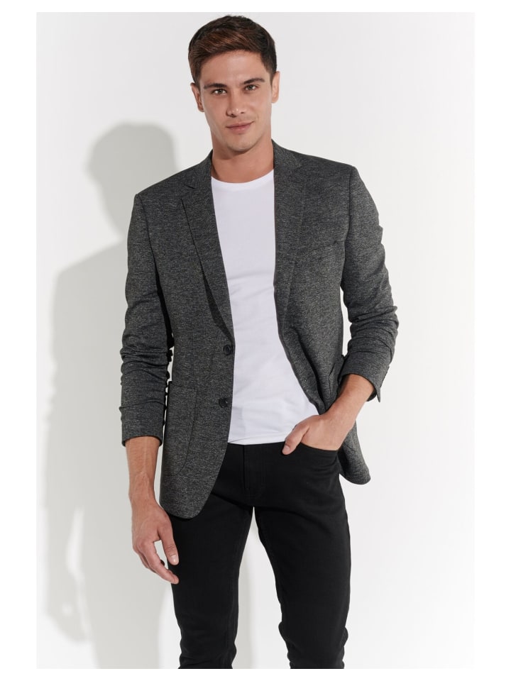 Steffen Klein Sakko Slim-Fit in grau günstig kaufen