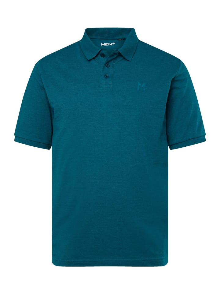 Men Plus Poloshirt in rauchblau günstig kaufen