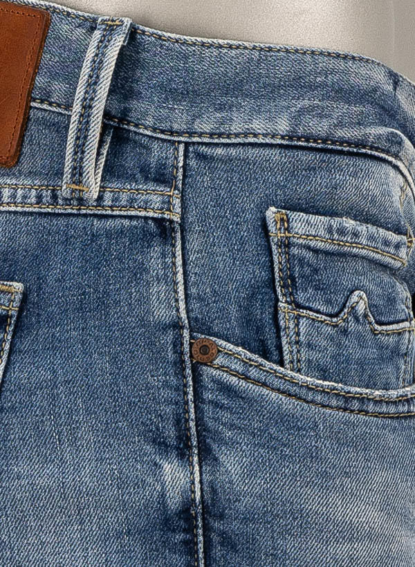 Alberto, Jeans Slipe, Tapered Fit, Bio Baumwoll-Stretch, blau