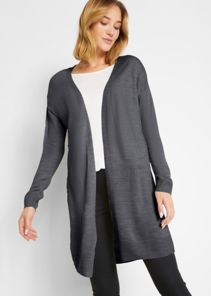 Offene Strickjacke