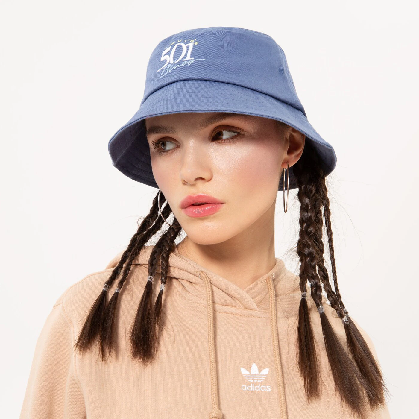LEVI'S HUT 501 BUCKET HAT Blau