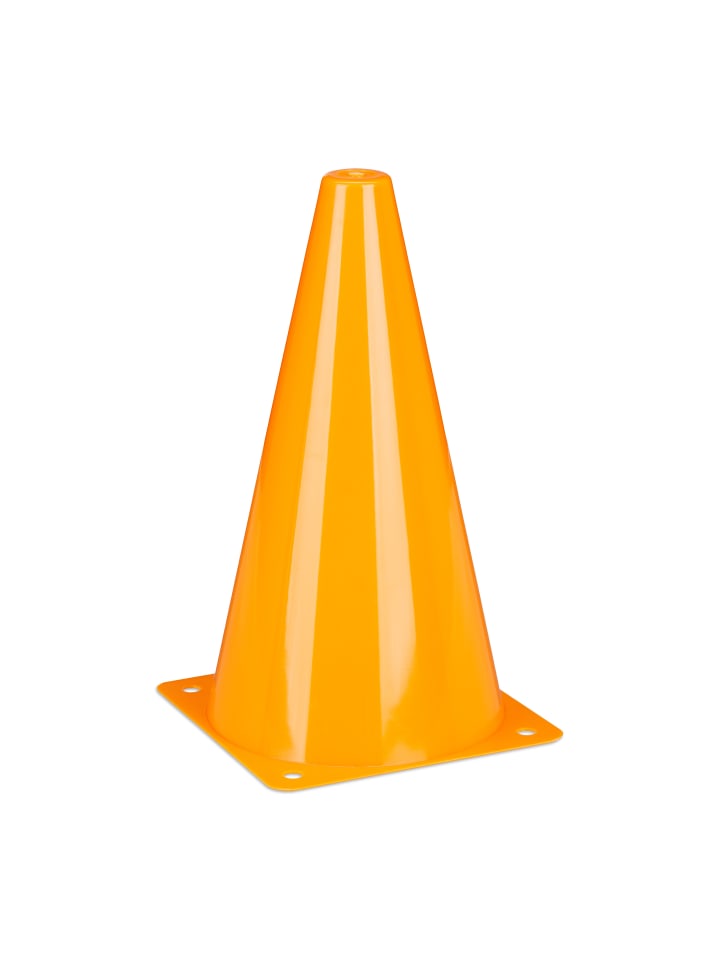 relaxdays 48 x Pylonen in Orange - (H)23 cm günstig kaufen onesize