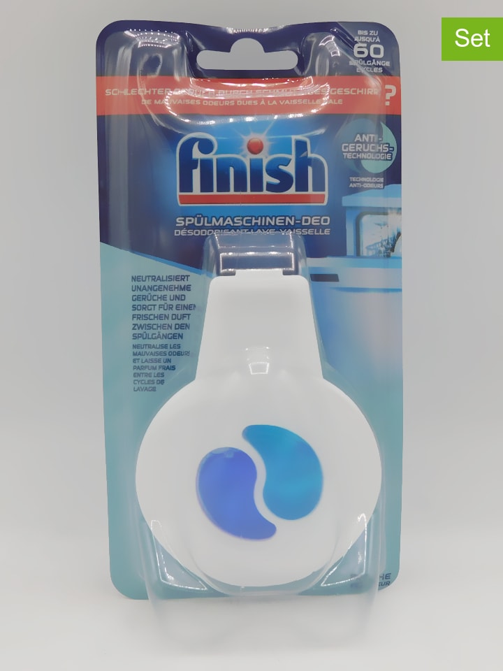 finish 5er-Set: Spülmaschinen-Deo-Einhänger 