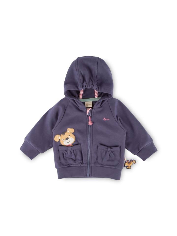 Sigikid Sweatjacke Funny Dog in Dunkelblau günstig kaufen