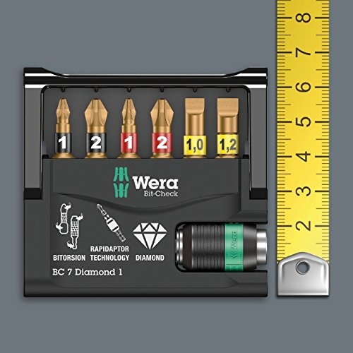 Wera 05057421001 Bit-Check 12 Diamond 1, 12-delig