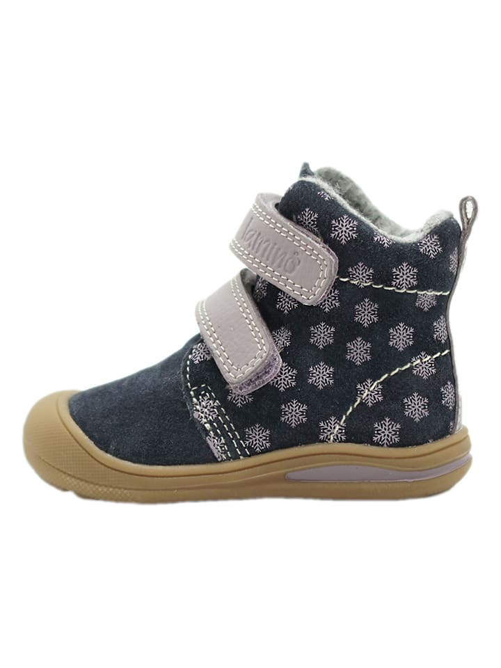 lamino Leder-Boots in Dunkelblau günstig kaufen
