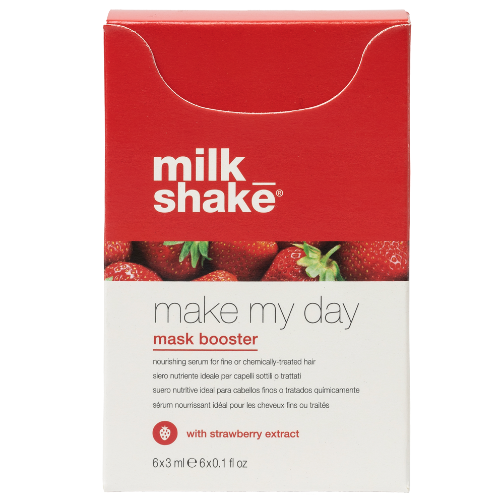 milk_shake Make My Day Mask Booster-Strawberry 6x 3 ml