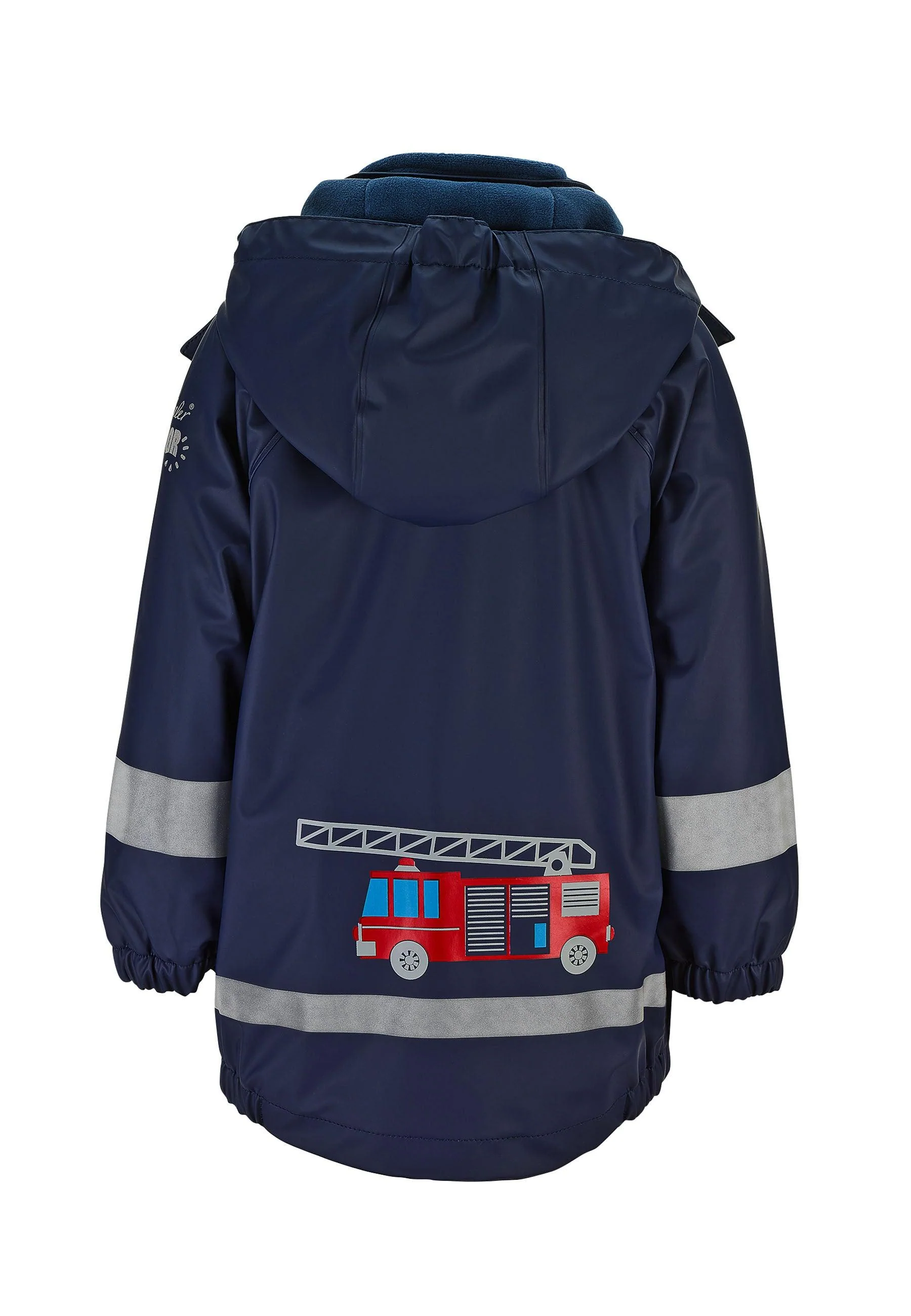 Regenjacke mit Innenjacke und Feuerwehrprint