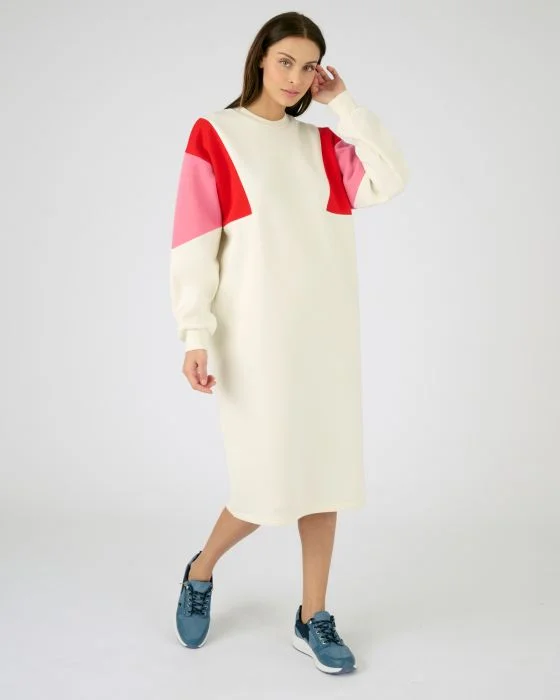 Robe sweat-shirt colorblock Thermolactyl