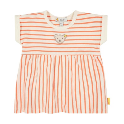 Body kurzarm, orange für Mädchen