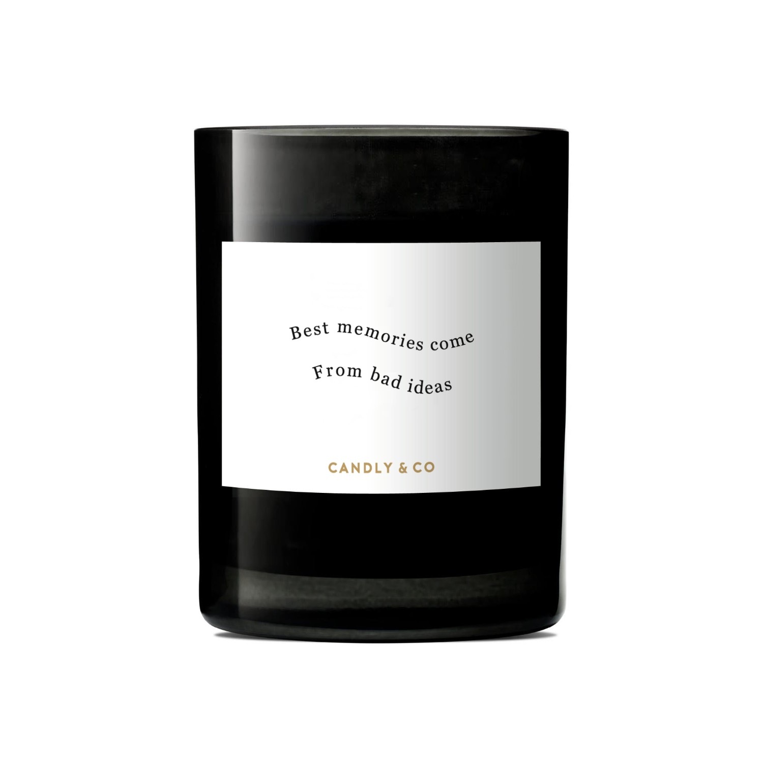 Candly&Co Bougie Νο. 2 «Οι καλύτερες αναμνήσεις προέρχονται από κακές ιδέες»
