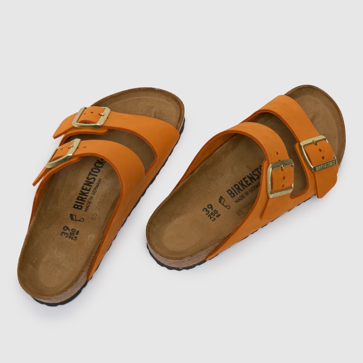 BIRKENSTOCK Arizona szandálok égetett narancssárga színben