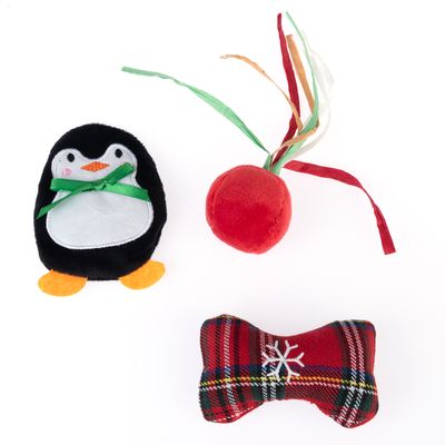 TIAKI Katzenspielzeug-Set Pinguin