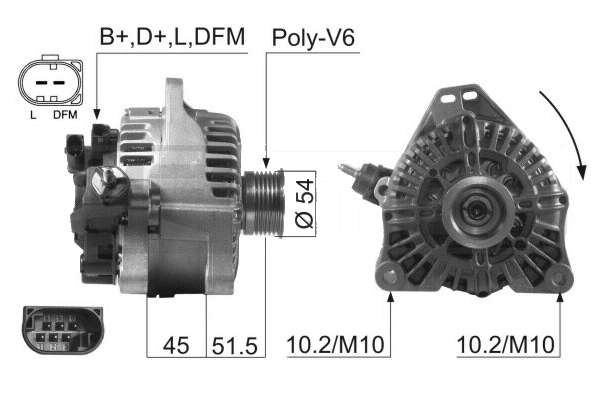 FRIESEN Lichtmaschine Citroën 9090755 - ATU