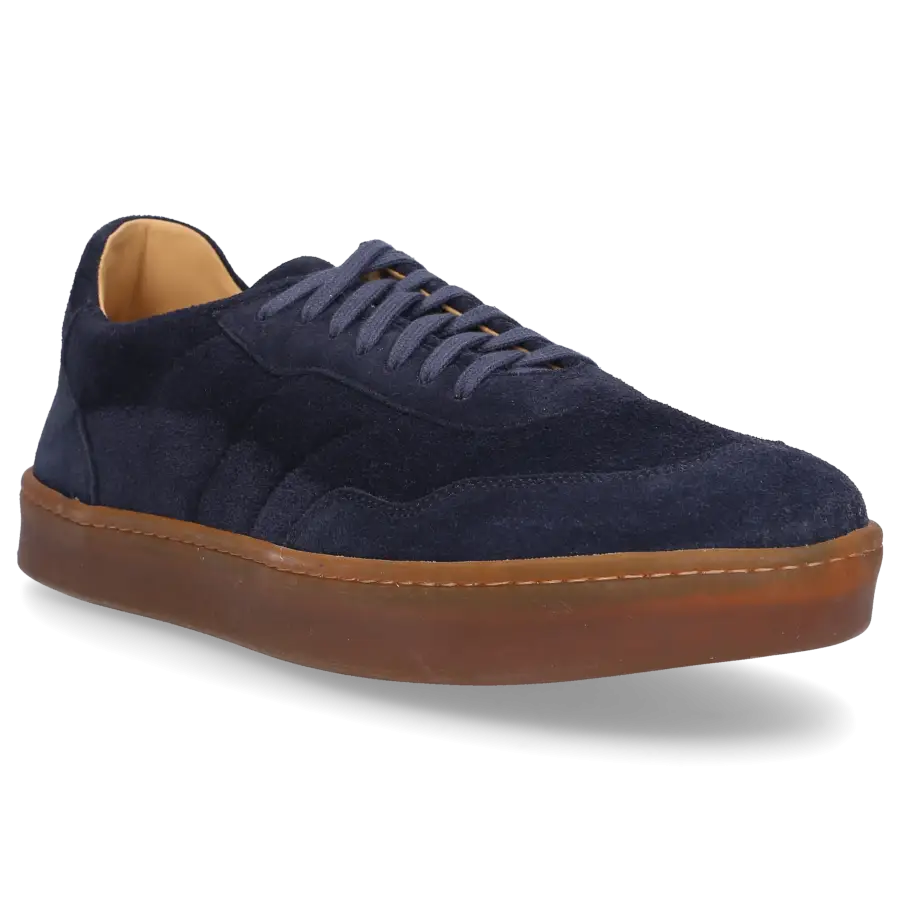 Henderson - Sneaker low NORTON Veloursleder - blau